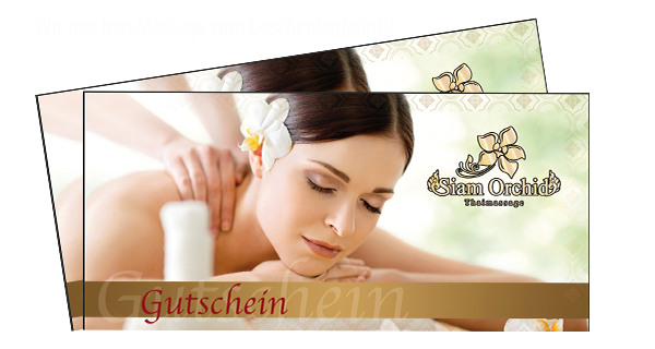 Geschenkgutscheine Siam Orchid Thai-Massage Regensburg
